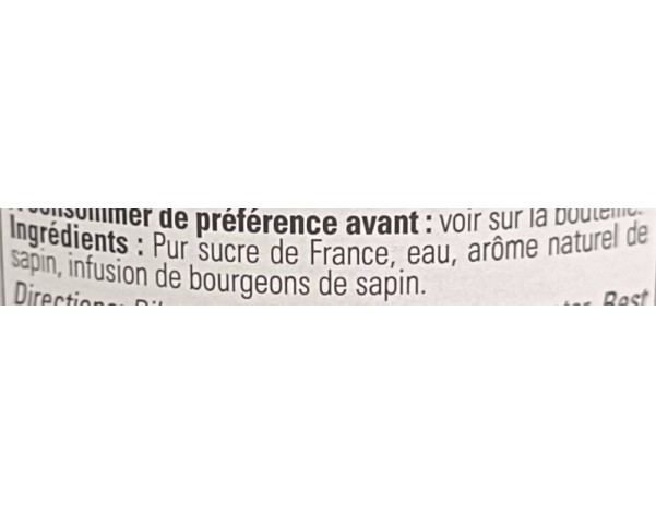 SIROP SAPIN
