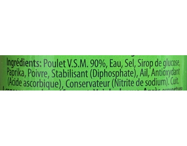 VIANDE DE POULET HALAL