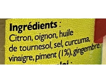 ACHARDS DE CITRON