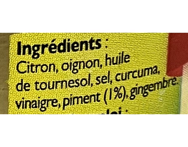 ACHARDS DE CITRON