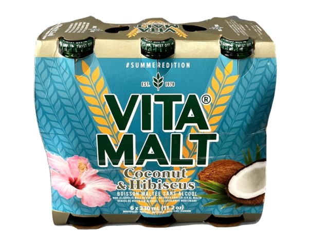 BOISSON VITA MALT A LA NOIX DE COCO ET HIBISCUS X 6