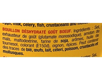 BOUILLON AROME BOEUF HALAL