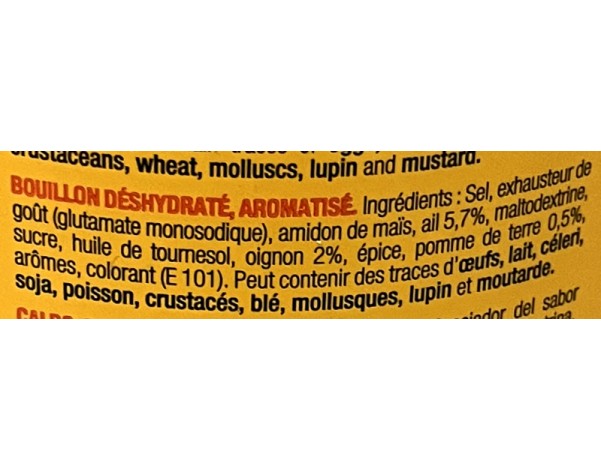 BOUILLON AROME TOUT USAGE