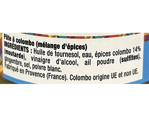 COLOMBO EN PATE