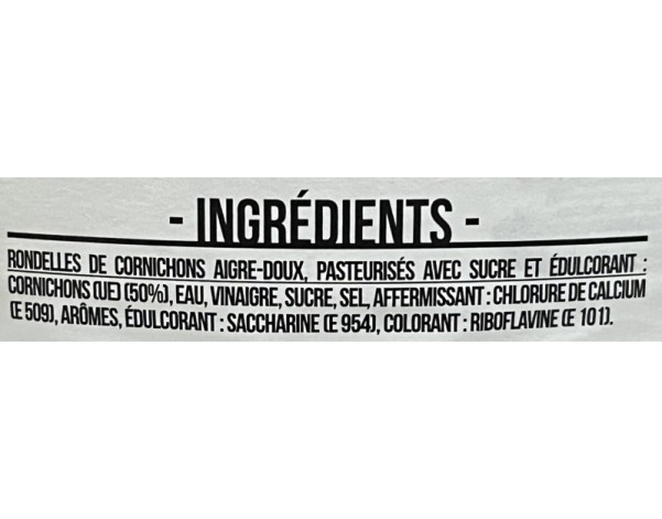 CONCOMBRE MARINE EN TRANCHE