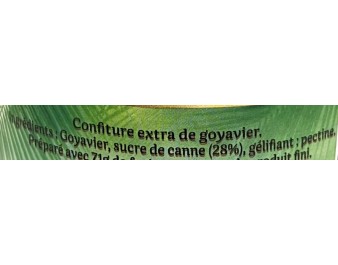 CONFITURE A LA GOYAVE