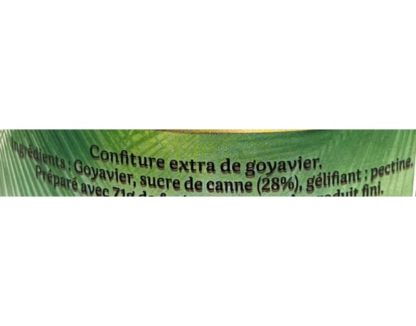 CONFITURE A LA GOYAVE