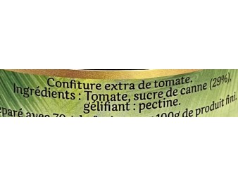 CONFITURE A LA TOMATE