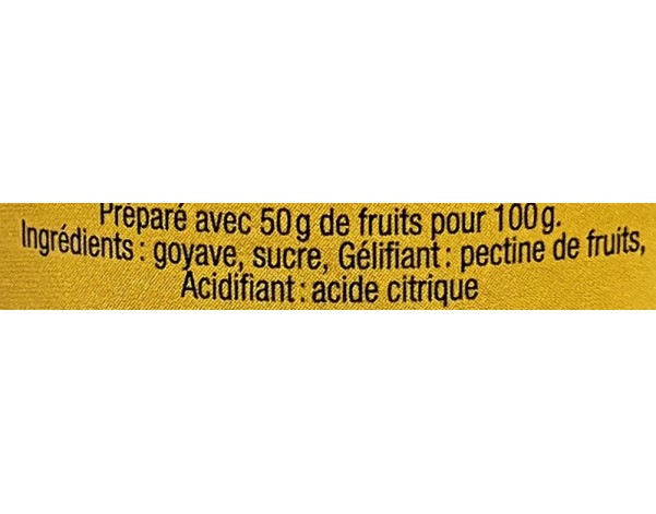 CONFITURE GOYAVE