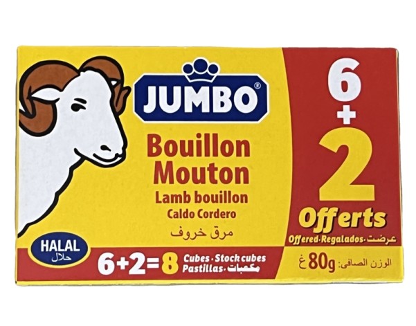 CUBE BOUILLON MOUTON 8 P.