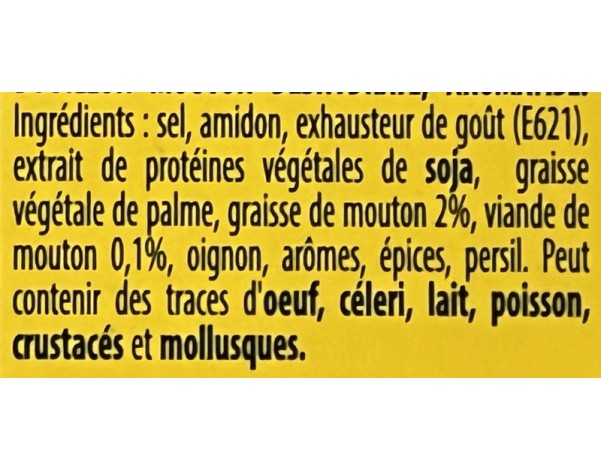 CUBE BOUILLON MOUTON 8 P.