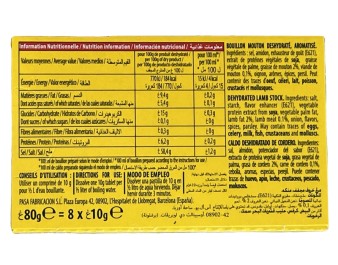 CUBE BOUILLON MOUTON 8 P.