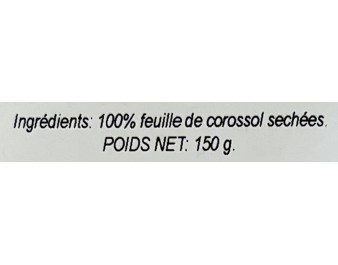 FEUILLE DE COROSSOL SECHEE