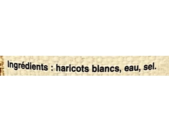 HARICOT BLANC NATURE