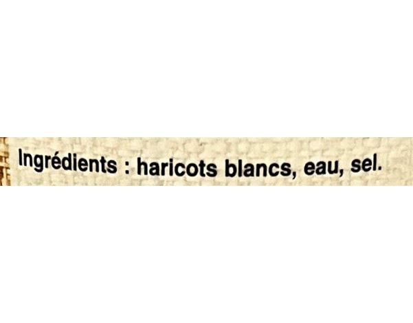 HARICOT BLANC NATURE
