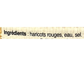 HARICOT ROUGE NATURE
