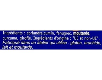MASSALE SANS PIMENT