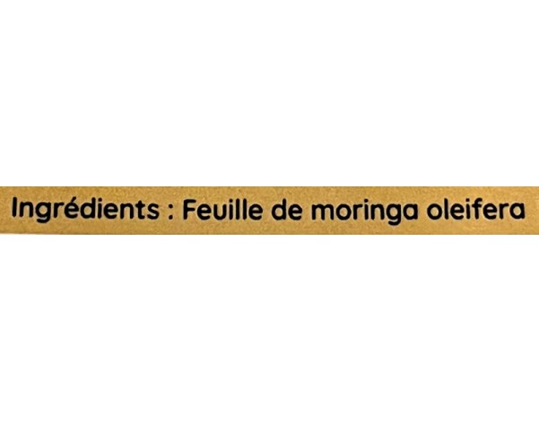 MORINGA EN FEUILLE SECHEE