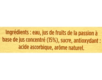 NECTAR AU FRUIT DE LA PASSION