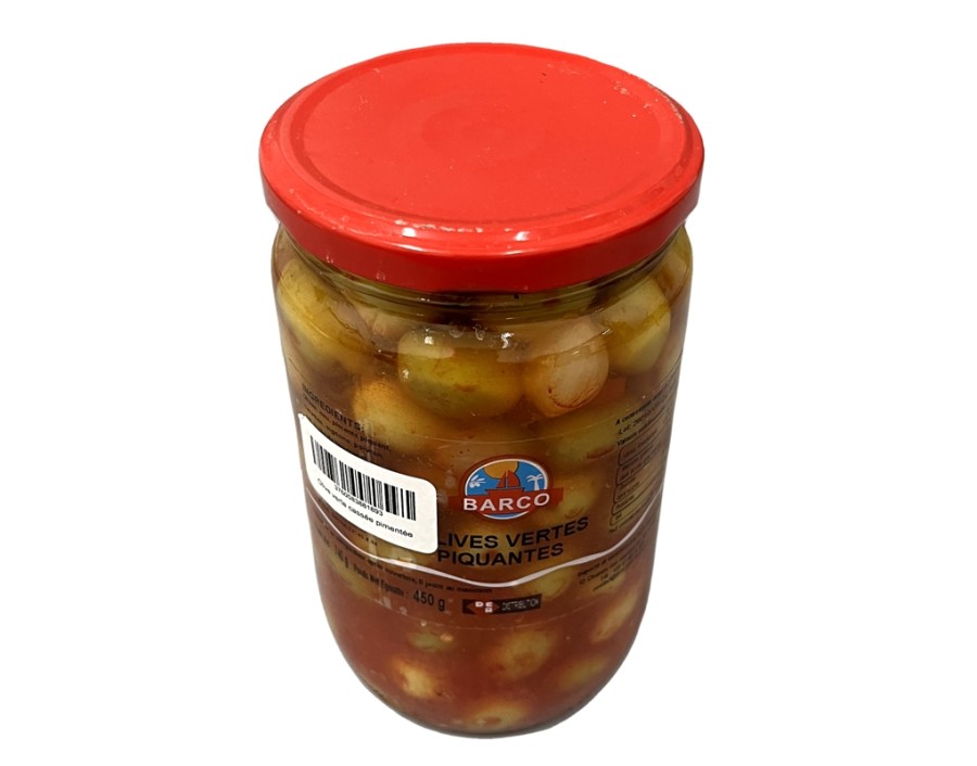 OLIVE VERTE CASSEE PIMENTEE