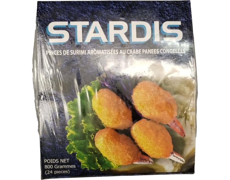 PINCE AU POISSON AROMATISEE AU CRABE PANEE ****