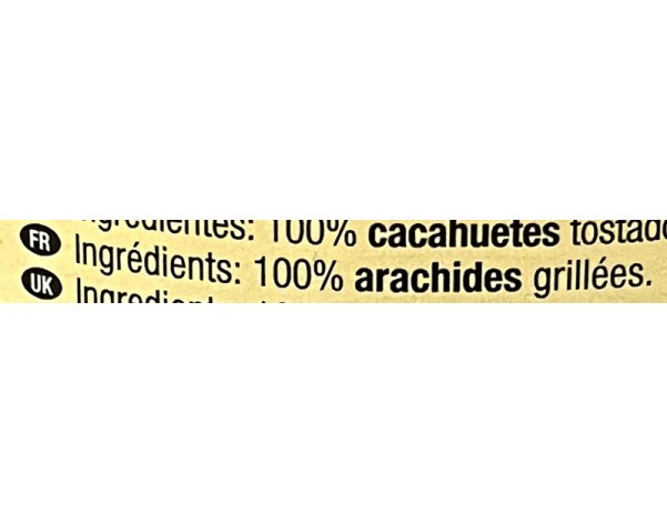 PATE D’ARACHIDE GRILLE