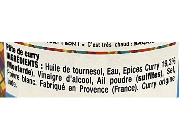 PATE DE CURRY