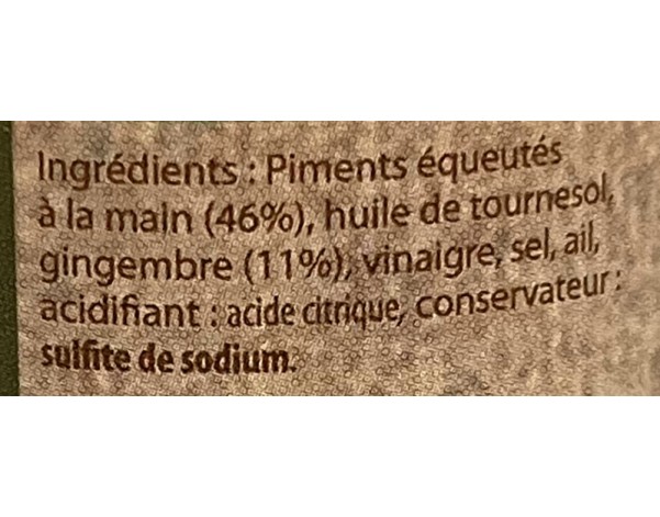 PATE DE PIMENT ROUGE