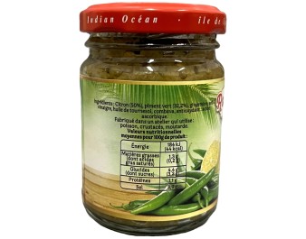 PATE DE PIMENT VERT AU CITRON