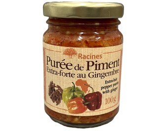 PUREE DE PIMENT EXTRA-FORT AU GINGEMBRE