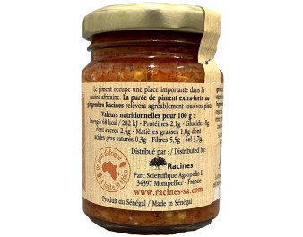 PUREE DE PIMENT EXTRA-FORT AU GINGEMBRE