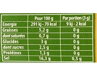 PUREE DE PIMENT VEGETARIEN