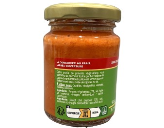 PUREE DE PIMENT VEGETARIEN