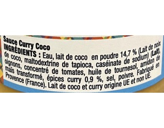 SAUCE CURRY COCO