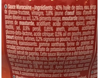 SAUCE MAROCAINE