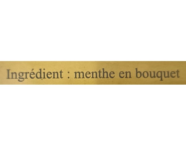 MENTHE SECHE