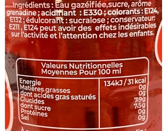 SODA GRENADINE
