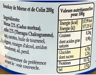 SOUSKAY A LA MORUE