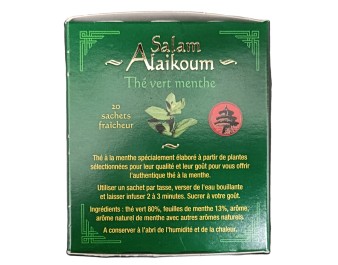 THE VERT A LA MENTHE 20 P.