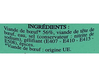 VIANDE DE BOEUF ASSAISONNE PIMENTE