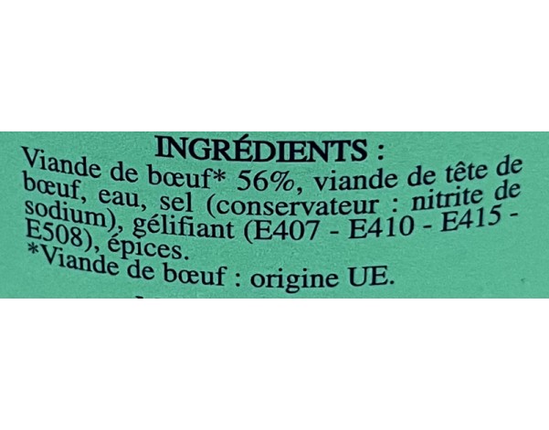 VIANDE DE BOEUF ASSAISONNE PIMENTE