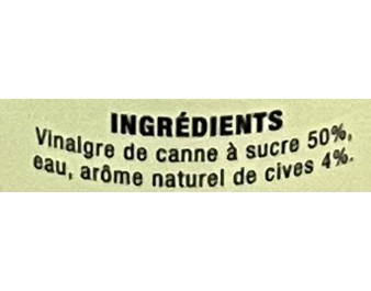 VINAIGRE DE CIBOULETTE