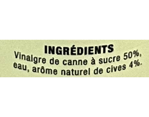 VINAIGRE DE CIBOULETTE