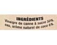 VINAIGRE DE NOIX DE COCO