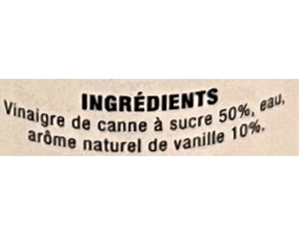 VINAIGRE VANILLE