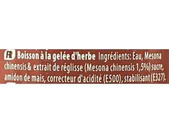 BOISSON A LA GELEE D’HERBE