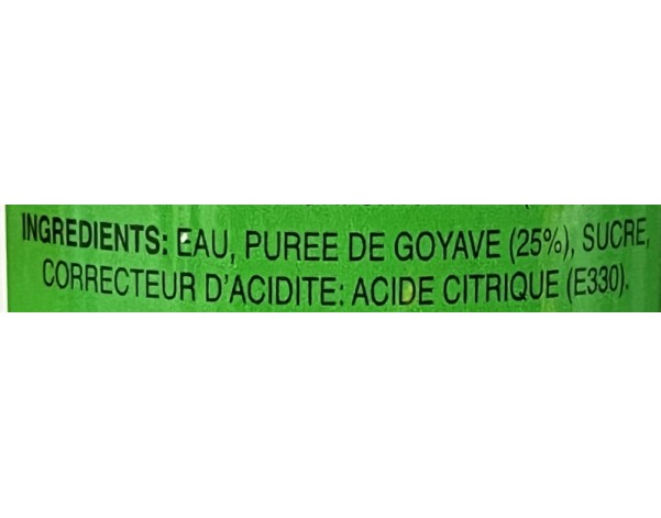 BOISSON A LA GOYAVE