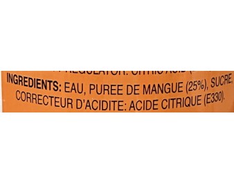 BOISSON A LA MANGUE