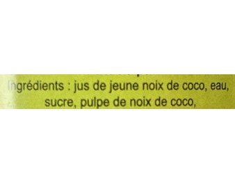 BOISSON A LA NOIX DE COCO