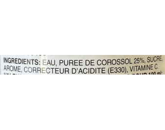 BOISSON AU COROSSOL